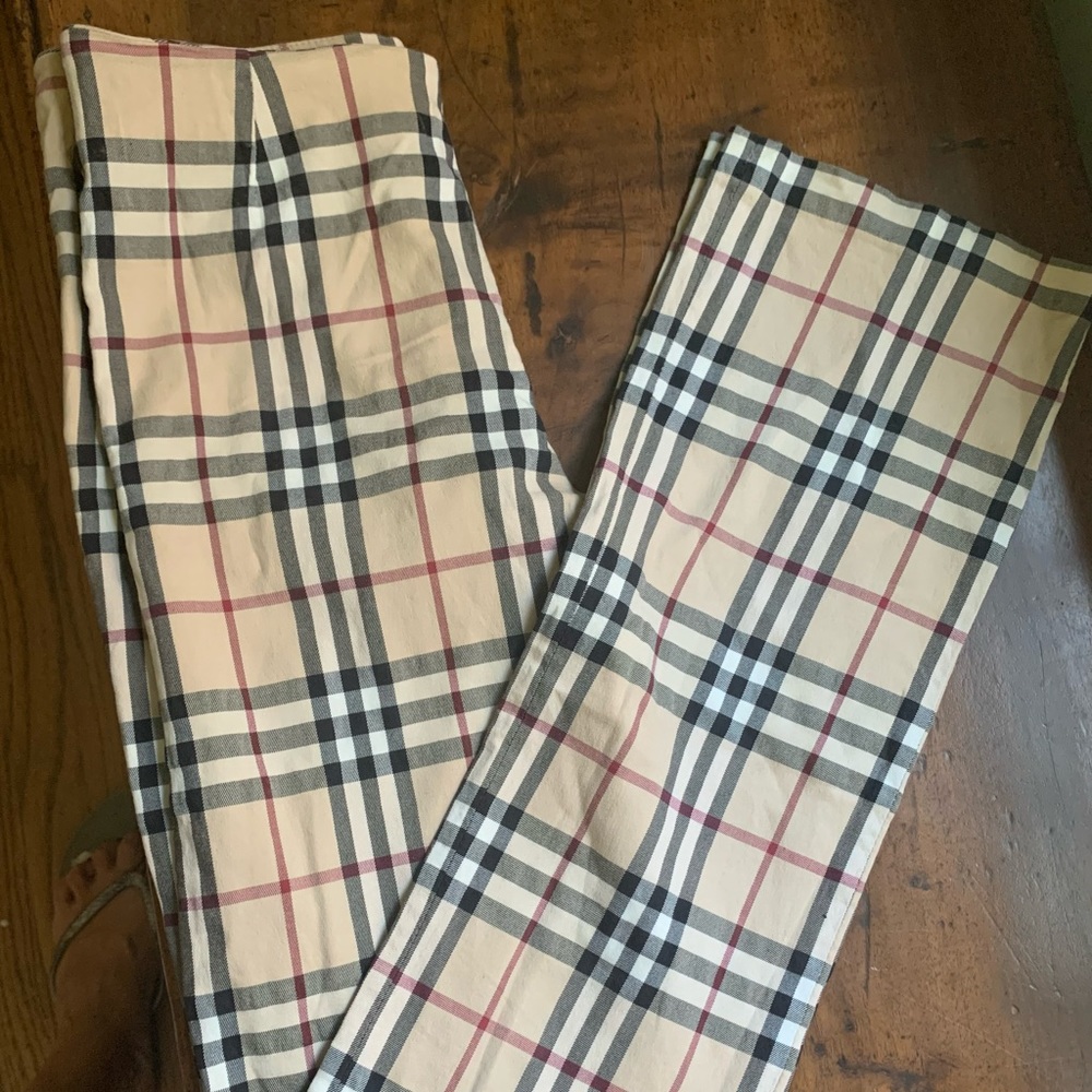Burberry pants , stretch fabric